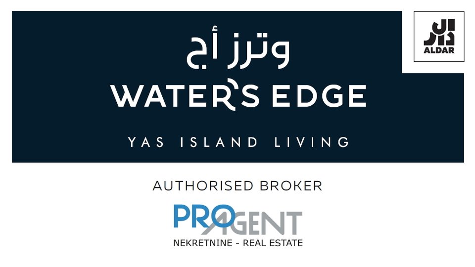 Jednosobni stan u Water's Edge na otoku Yas