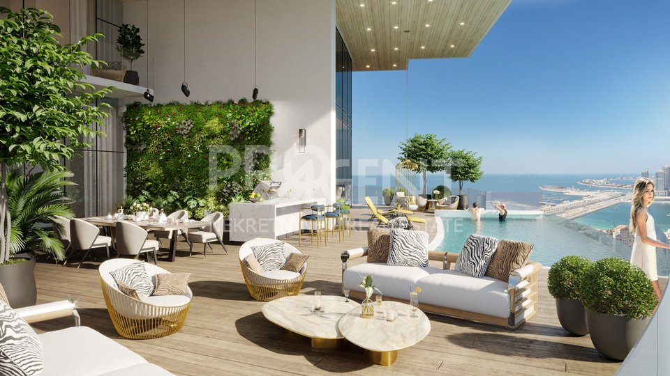 Luxus-Maisonette-Wohnung im Cavalli-Wolkenkratzer in Dubai