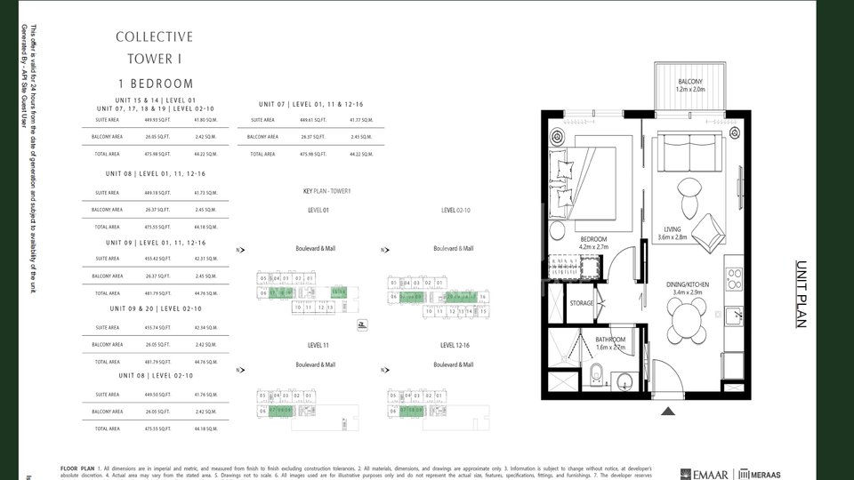 Apartment, 44 m2, For Sale, Dubai