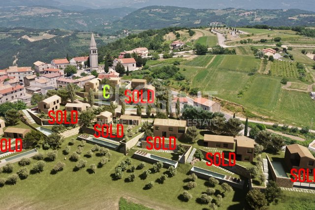 Istria, Buzet, Vrh, building land in an attractive location