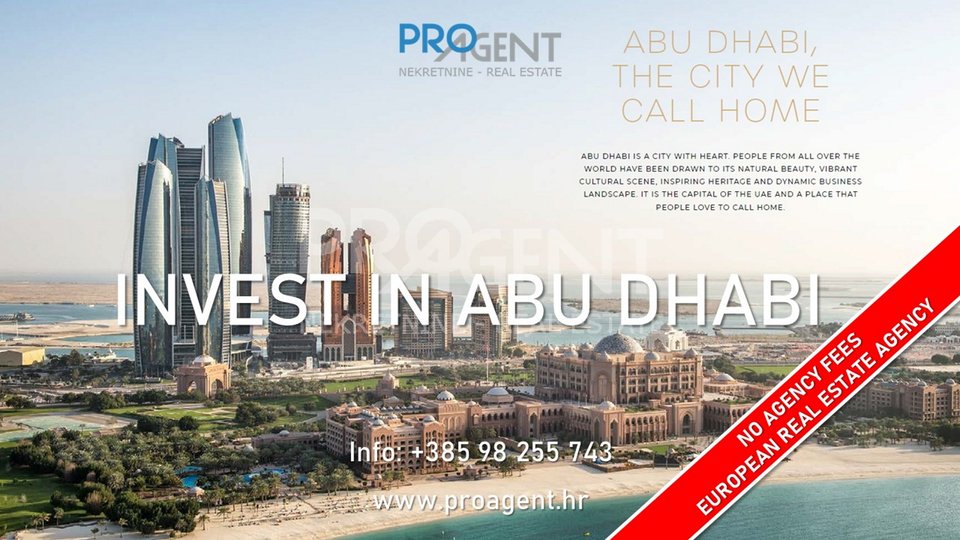 Apartment, 46 m2, For Sale, Abu Dhabi