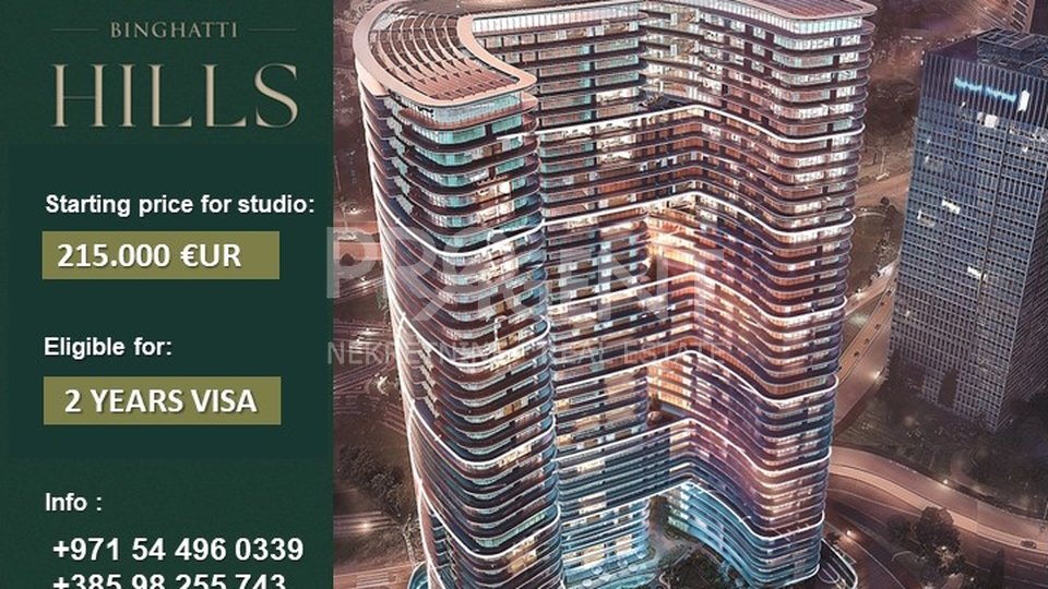 Appartamento, 46 m2, Vendita, Dubai