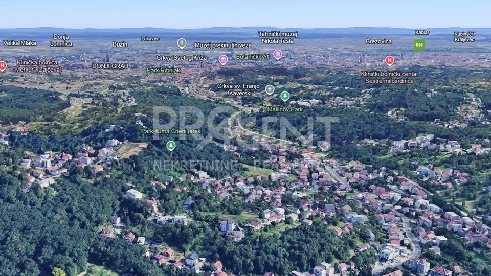 Land, 1382 m2, For Sale, Zagreb - Gračani