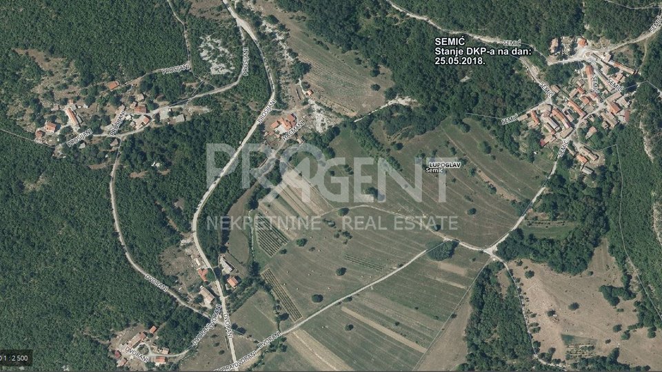 Grundstück, 1330 m2, Verkauf, Lupoglav - Semić