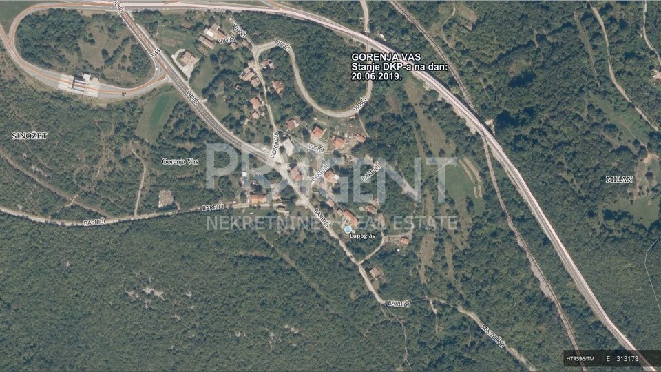 Land, 540 m2, For Sale, Lupoglav