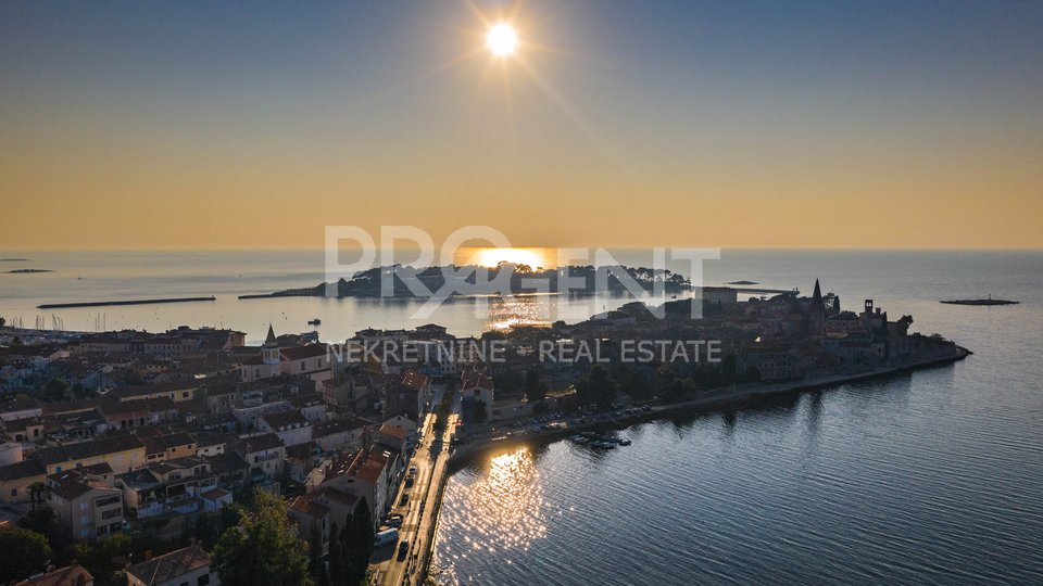 Istria, Porec, residential and commercial building in the city center