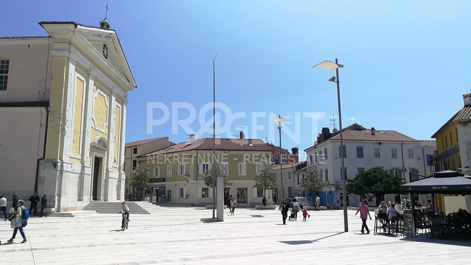 Istria, Porec, residential and commercial building in the city center