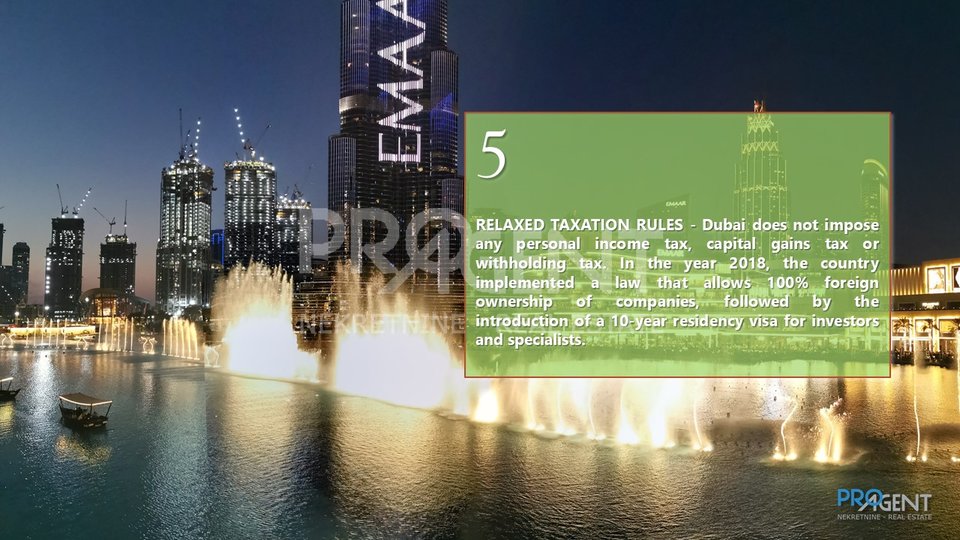 Dubai Hills, Collective, jednosobni stan