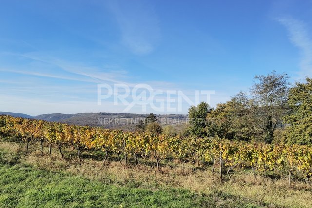 Istria, building land with a view of Grožnjan