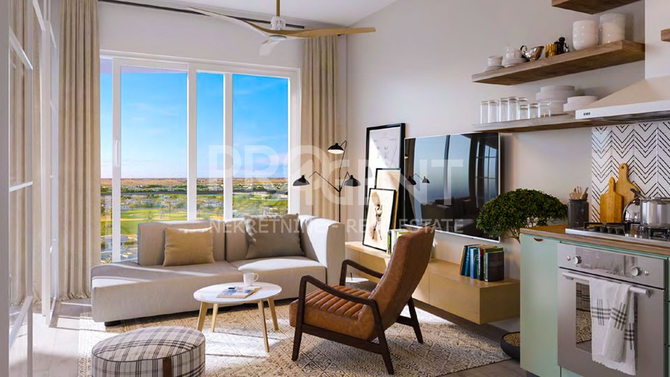 Dubai Hills, GOLFVILLE, one bedroom apartment in a golf resort